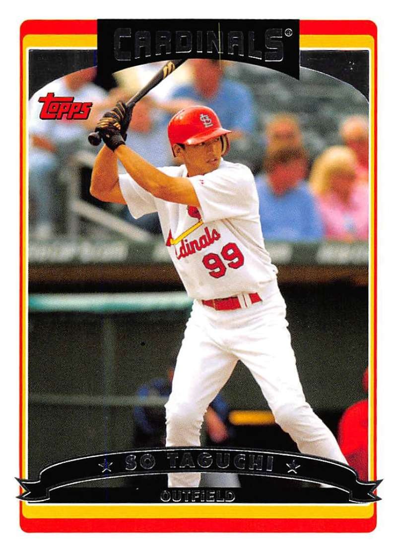 Amazon.com: 2006 Topps Series 1 Baseball #84 So Taguchi St. Louis